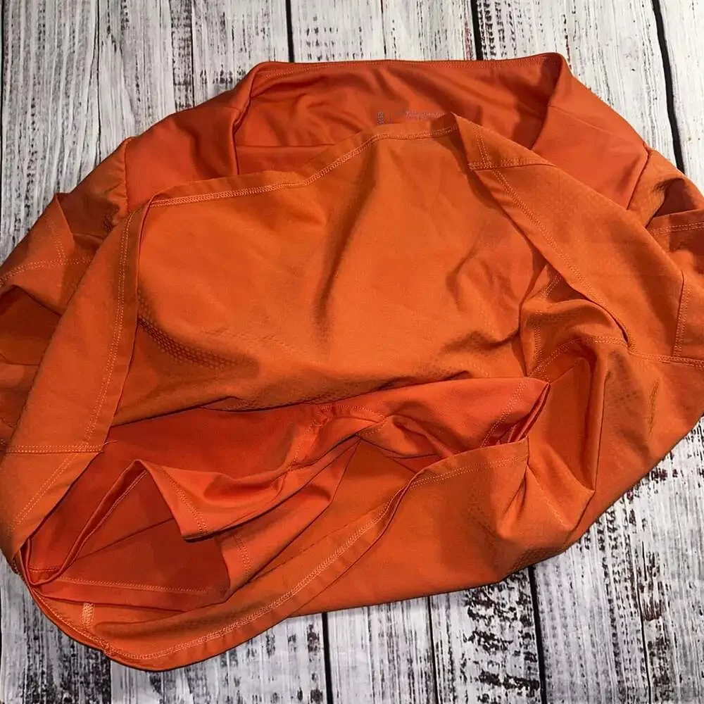 Zuda Athletic Skort Size L Orange Activewear workout gear